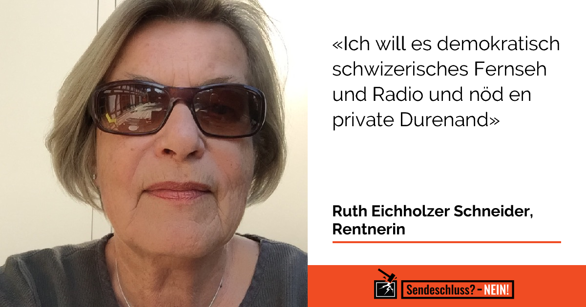 Ihre Botschaft - Nein zum Sendeschluss